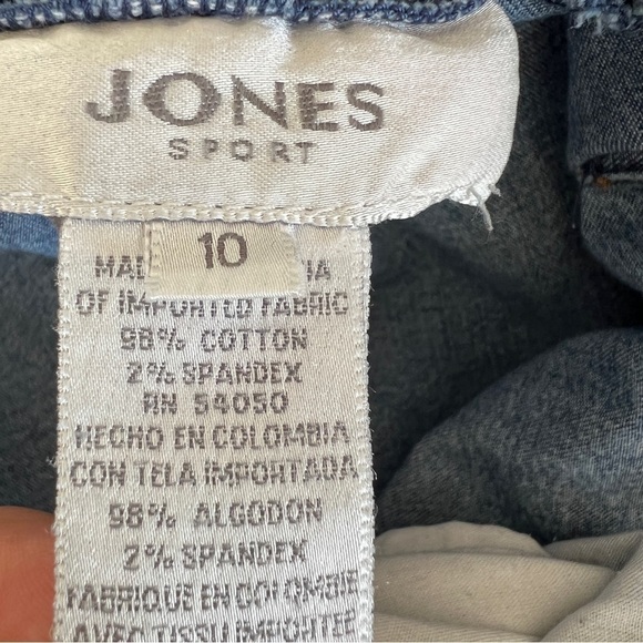 Vintage Jones Sport High Rise Wide Straight Leg Mom Jeans Size 10 - Picture 7 of 7